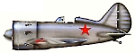 Силуэт истребителя И-16 тип 29