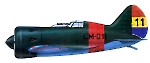 Силуэт истребителя И-16 тип 5
