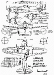 Чертеж истребителя И-187