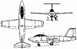 Чертеж истребителя И-270