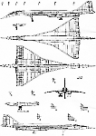 Чертеж Ту-144