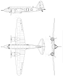 Чертеж самолета ПС-35