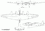 Чертеж пикирующего бомбардировщика АНТ-57 (ПБ 4М-105ТК)