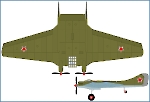Силуэт самолета Сталь-5