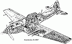 Компоновочная схема Ил-10м