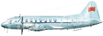 Силуэт самолета Ил-12