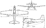 Чертеж Ил-20