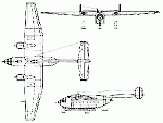 Чертеж Arado Ar 232