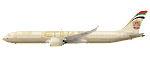 Силуэт Airbus A350-941