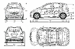 Чертеж Mercedes-Benz w169