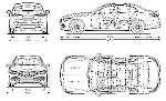 Чертеж Mercedes-Benz w206 