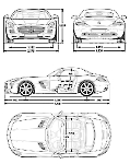 Чертеж Mercedes-Benz c197