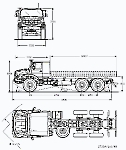 Чертеж Mercedes-Benz Zetros 2733