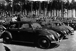 Презентация первой партии Volkswagen Beetle в 1938 г