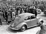 Презентация первой партии Volkswagen Beetle в 1938 г