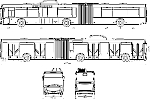 Чертеж автобуса МАЗ-215