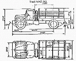 Чертеж МАЗ-502