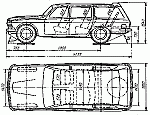 Чертеж ГАЗ-24-02