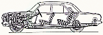 Разрез ГАЗ-24