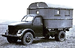 Каркасный кузов КУНГ-2 с деревянной обшивкой на базе ГАЗ-51