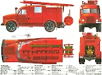 Чертеж пожарной машины ПМГ-12