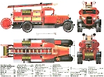 Чертеж пожарной машины ПМГ-1