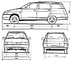 Чертеж Lada 111