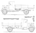 Чертеж грузовика ЯГ-6
