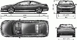 Чертеж Peugeot 407 