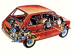 Компоновка Fiat 126