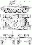 Чертеж ракетного танка ИТ-1
