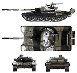 Силуэт Т-72М