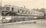 Тепловоз ТЭ30-001 на выставке у Рижского вокзала, Москва, 1961 год