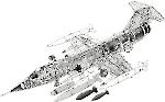 Компоновка Lockheed F-104S