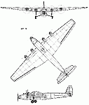 Чертеж самолета АНТ-14