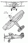 Чертеж истребителя-перехватчика И-8 (АНТ-13)