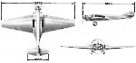 Чертеж ЛК-1 (НИАИ-1, Фанера-2)