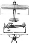 Чертеж самолета ЛК-4-III