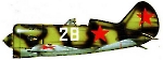 Силуэт истребителя И-16 тип 17
