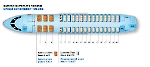 Компоновка салона Sukhoi Superjet 100-95B
