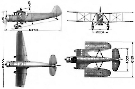 Чертеж самолета СХ-1