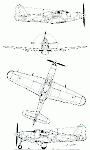 Чертеж Bell P-63