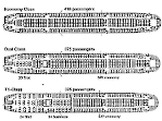 Расположение мест Boeing 777