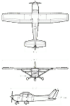 Чертеж Cessna 172 