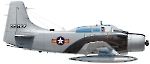 Силуэт Douglas A-1E