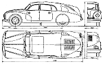 Чертеж Tatra T87