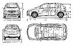 Чертеж Mercedes-Benz w245