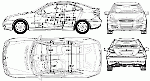 Чертеж Mercedes-Benz w203