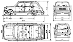 Чертеж ВАЗ-2104