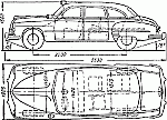 Чертеж ГАЗ-12Б Скорая медицинская помощь